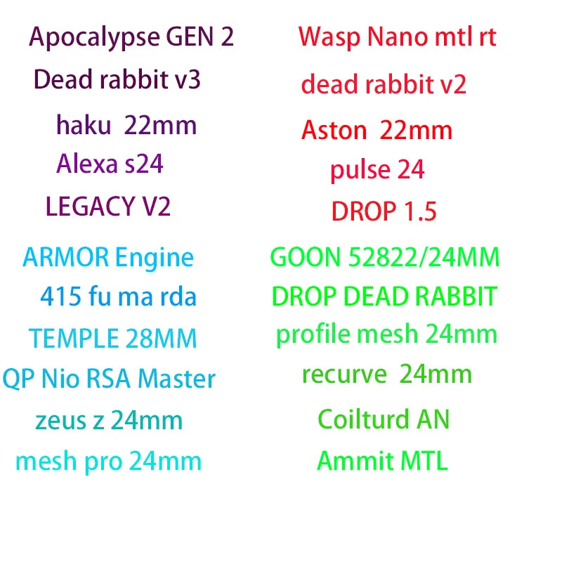 

Apocalypse GEN 2 Dead Rabbit 3 Wasp 415 fu ma ammit mesh pro Profile zeus z DROP DEAD RABBIT Temple Caiman v4 4 an cover