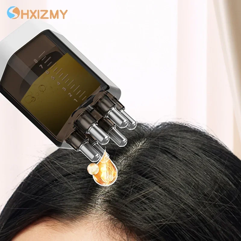 

Портативная мини-массажная расческа, аппликатор для кожи головы, жидкая расческа, эфирное масло, жидкий направляющий массажер, инструменты для ухода за кожей головы против выпадения волос