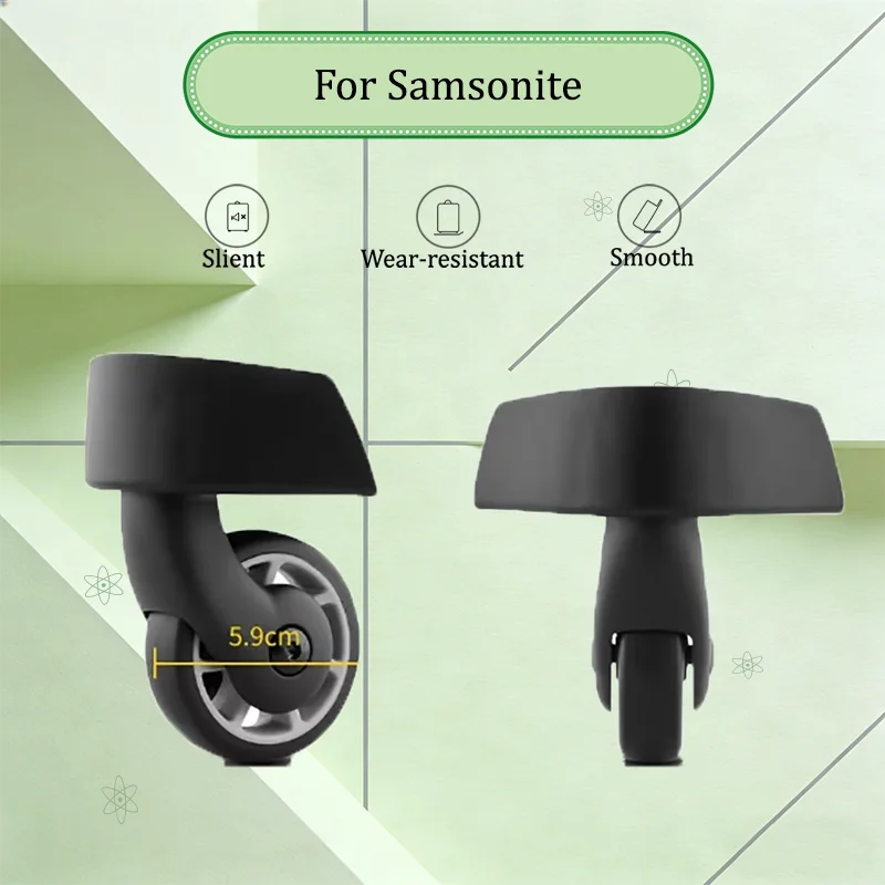 

Подходит для чемоданов Samsonite: универсальные колеса JY-105, JY-106, JY-109, JY-110 для замены и ремонта.