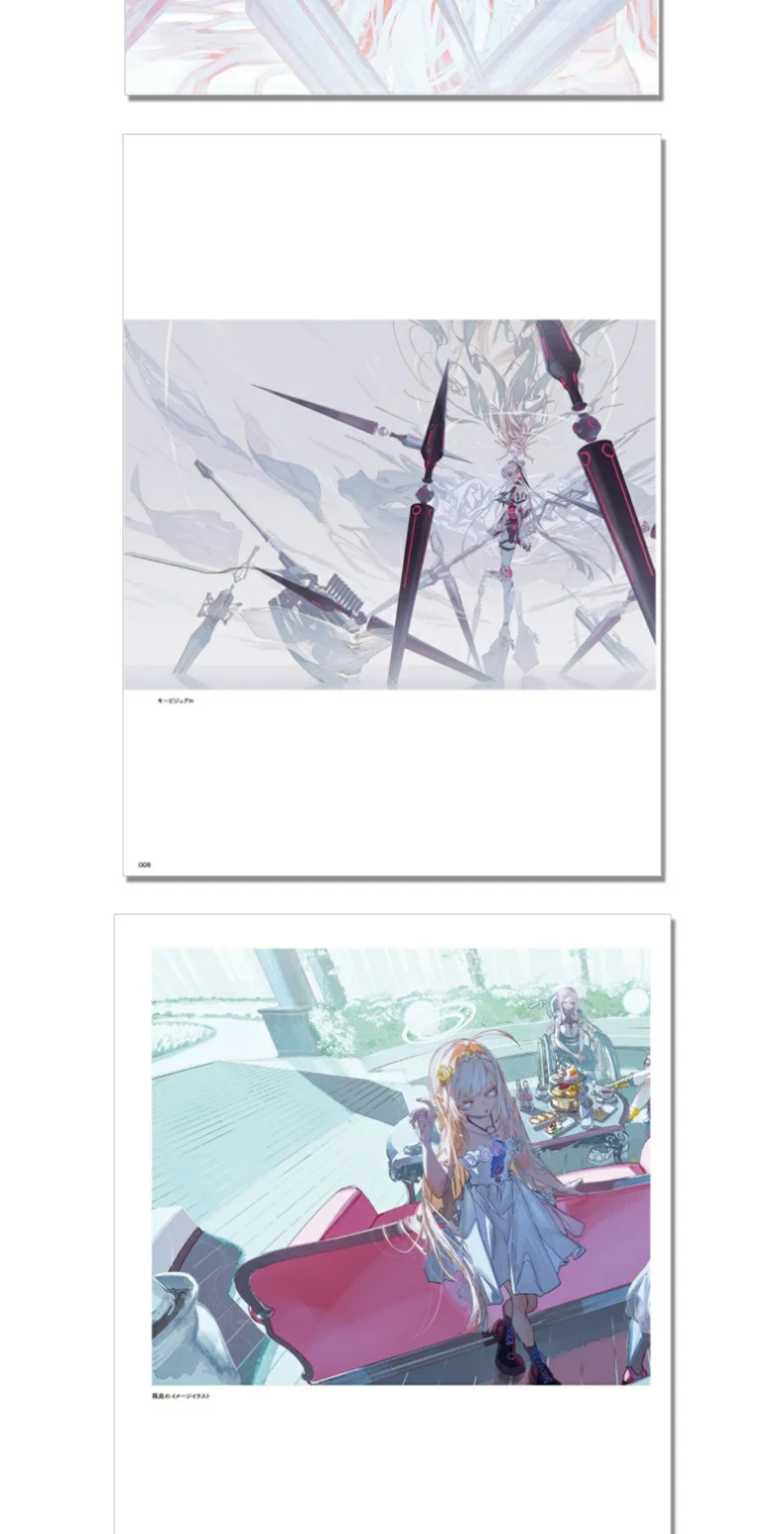 CRYMACHINA Official Art Book ARPG Game Art Collection Concept Character Design Visual Book