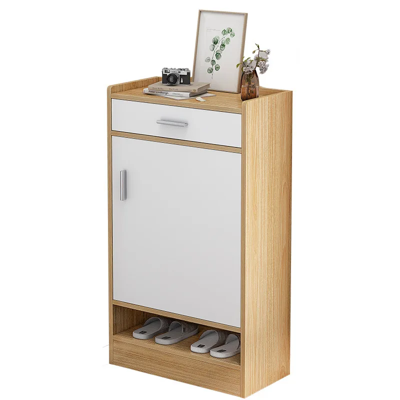 

Living Room Furniture Shoe Rack Wooden Simple Shoe Storage Cabinet