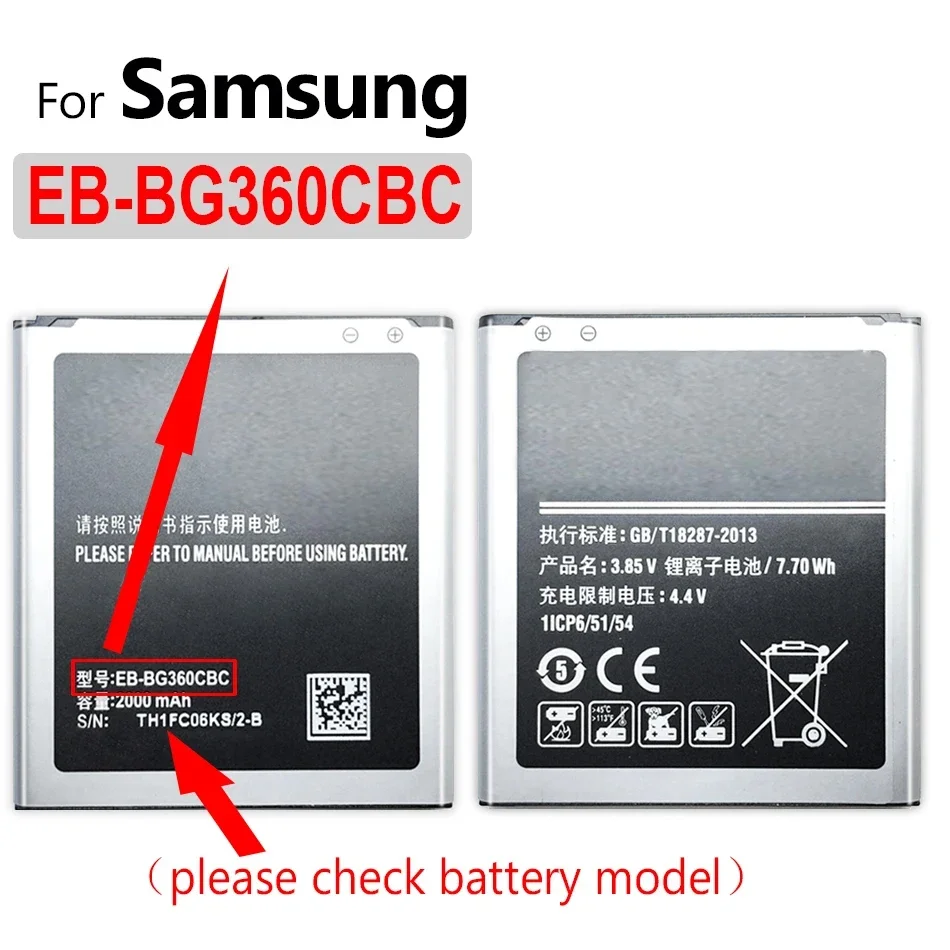 Battery For Samsung EB425161LU G530H SM-G531H EB-BJ120CBE EB-BG530CBE EB-BG530CBU EB-BG531BBE EB494358VU EB535163LU EB585157LU