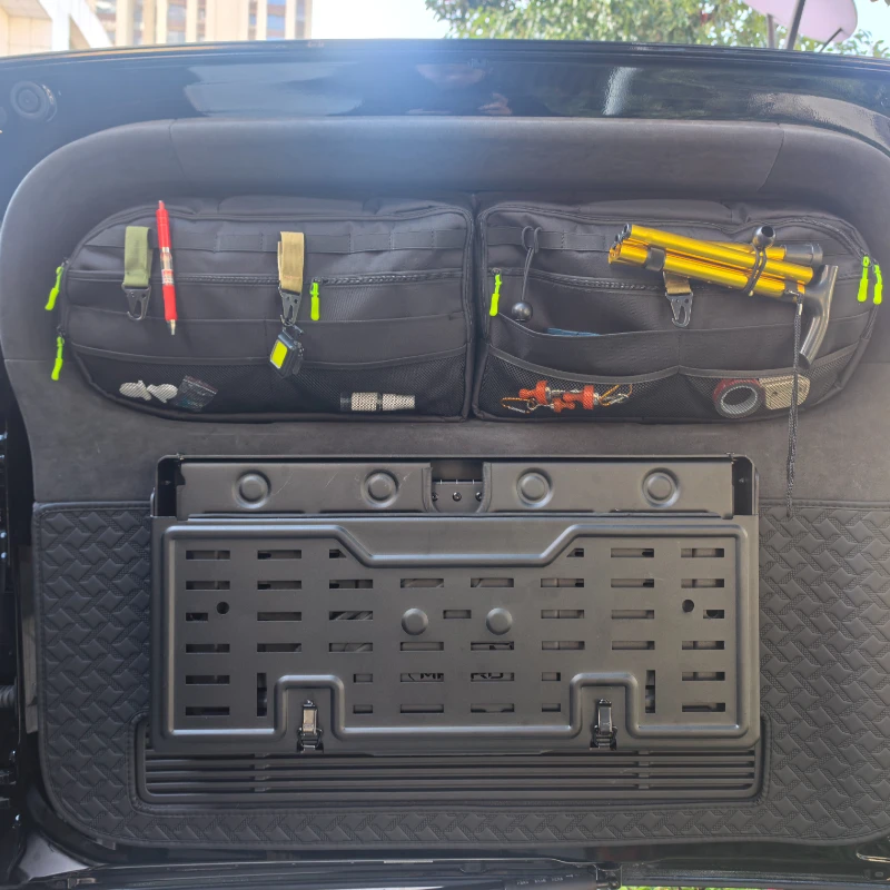 

For Dongfeng M817 MHERO II 25-26 Oxford Cloth Car Trunk Tailgate Window Storage Bag Cargo Tools Tidying Package Car Accessories