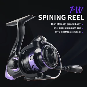 HAUT TON PURPLEWIND 500/800/1000/2000/3000/4000/5000/6000/7000 Swivel fishing spool, gear ratio 5.2: 1, 13.2-21.6 max d Main Main Sales Molinete 7000 - №10