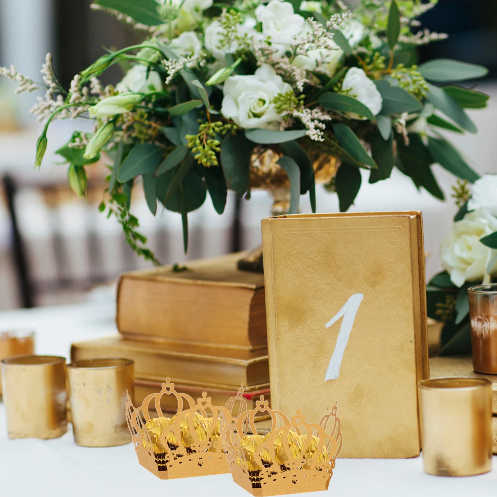 50Pcs Crown Shape C…