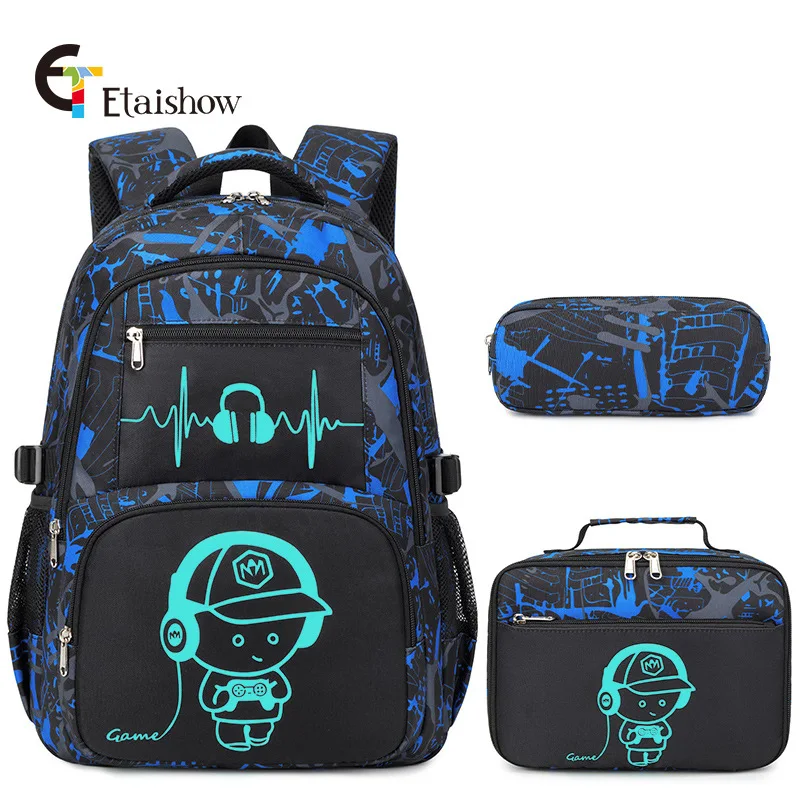 

Waterproof Luminous Children School Bags For Boys Kids Backpack School Backpack Primary Schoolbag Book Bag Mochila