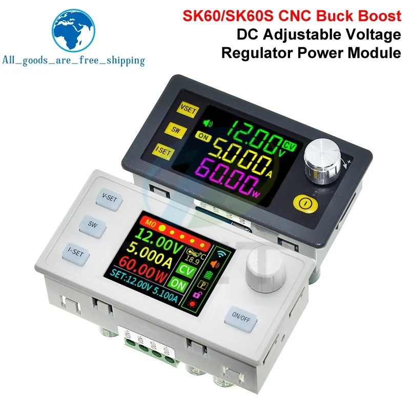 SK60 SK60S DC 6-36 В 60 Вт 5A понижающий преобразователь регулируемый модуль питания с ЧПУ постоянное напряжение ток модуль солнечной зарядки SK60 SK60S DC 6-36 В 60 Вт 5A понижающий преобразователь регулируемый модуль питания с ЧПУ постоянное напряжение ток модуль солнечной зарядки