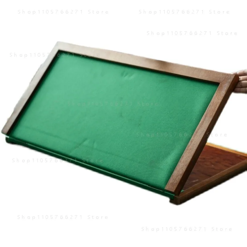 Folding solid mahjong table, portable travel foldable panel