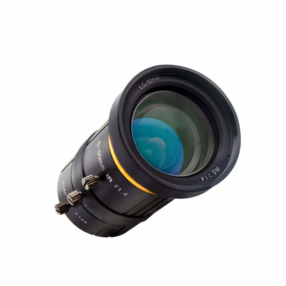 WGWK 5-50mm CS Varifocal Manual Zoom Lens F1.4 1/2.7\