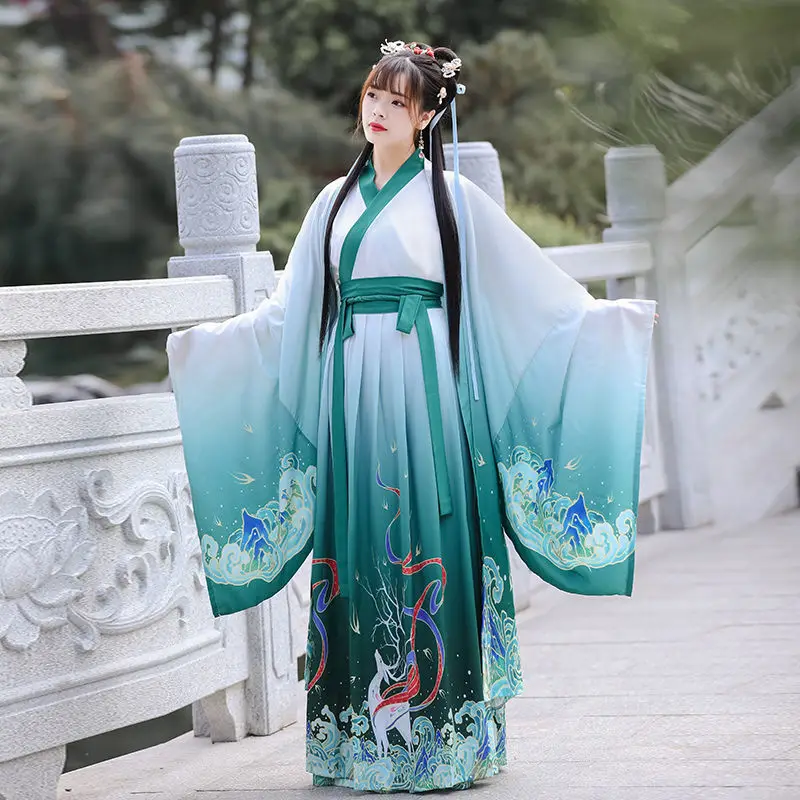 Large Siz Traditional Hanfu Dress Man Han Dynasty Costume Couple Chinese Ancient Swordsman Clothing Male Kimono Tang Suit