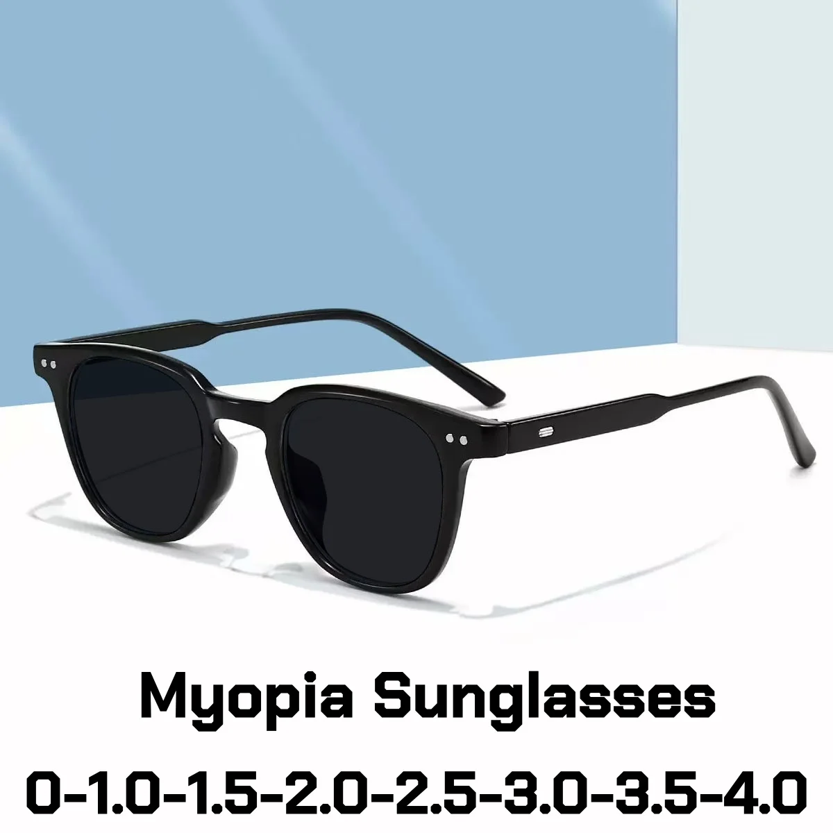 

Trendy Myopia Sunglasses Women Personalized Retro Advanced Style Small Frame Near Sight Sunglasses Unisex Outdoor UV Protection