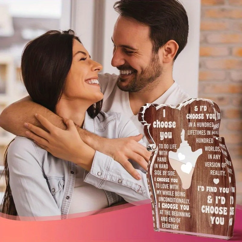 لوحة أكريليك "أختارك" - هدية صادقة لذكرى أو زفاف أو عيد الحب. #4