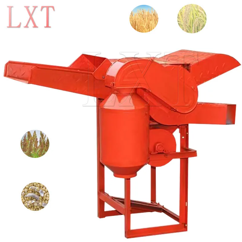 Multifunction Small Household Rice Wheat Grain Multiple Crops Thresher Millet Soybean Rapeseed Sorghum Threshing Machine