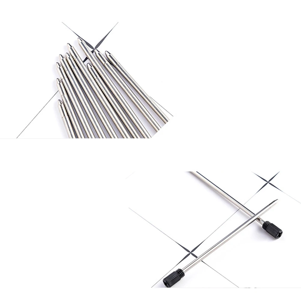 

12 Pcs Metal Refill Comfortable Writing Refills Pen Crystal Cross Ball Point Fine