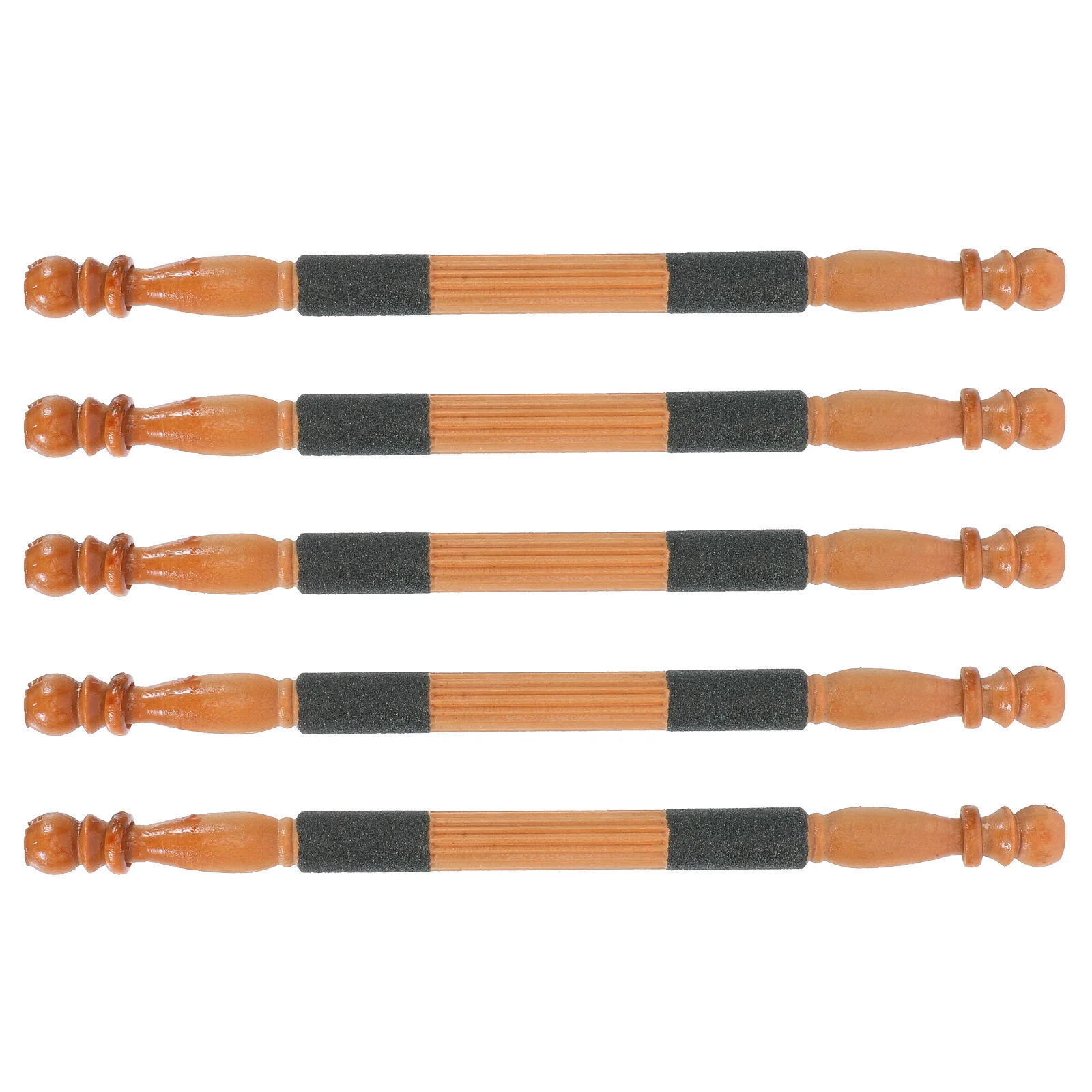 

5pcs Wood Bird Perch Sticks Cage Sand Surface Claw Grinding Stand Parrots Cockatiels Durable Natural Wooden Perch For Medium