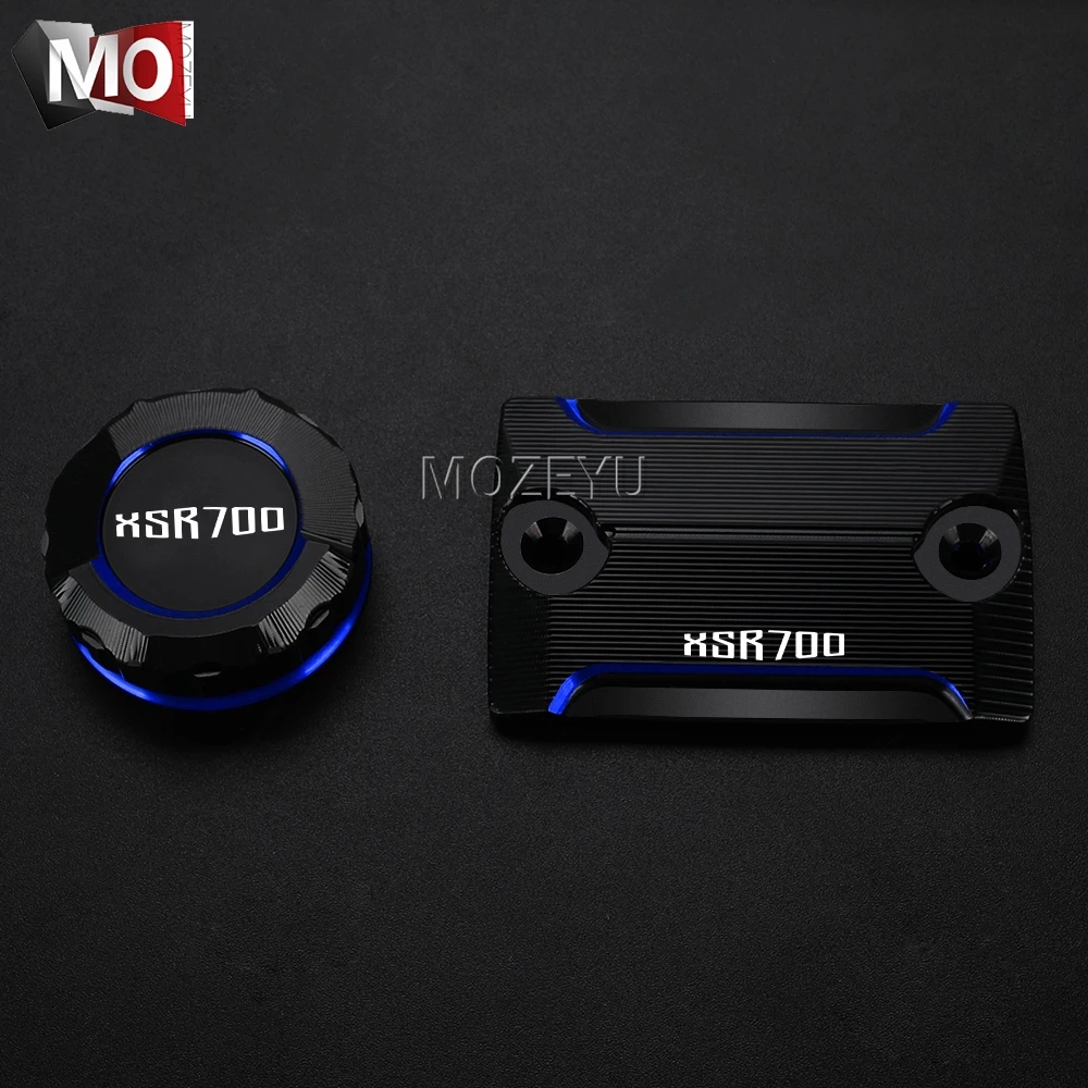 

For YAMAHA XSR700 Accessories XSR 700 xsr700 Motorcycle Front Rear Brake Fluid Reservoir Cap Cylinder Cover Guard oil filler cap