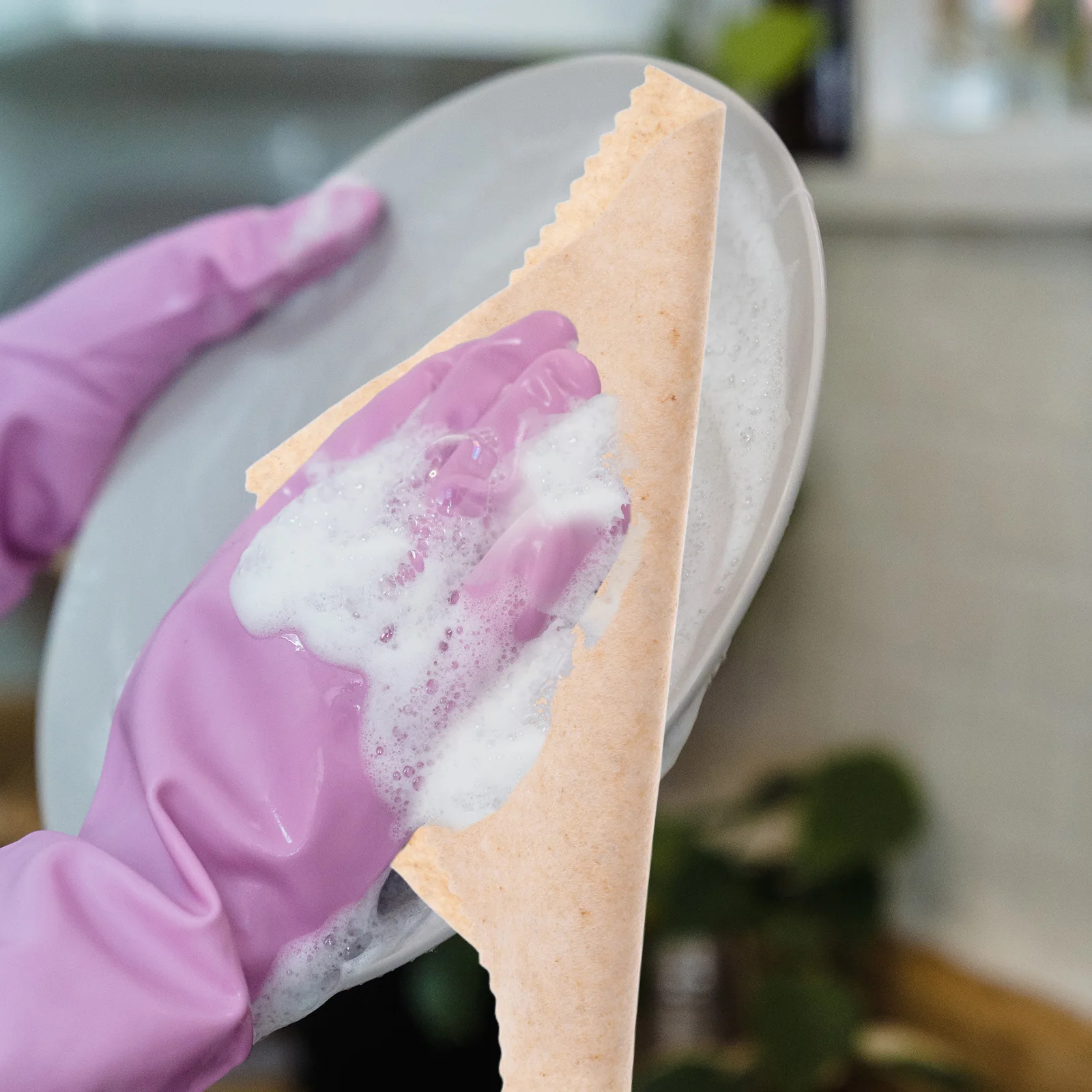 

10pcs Loofah Sponge Kitchen Rags Thickened Reusable Dishcloths For Washing Dishes Oil-Free Cleaning Scrubber