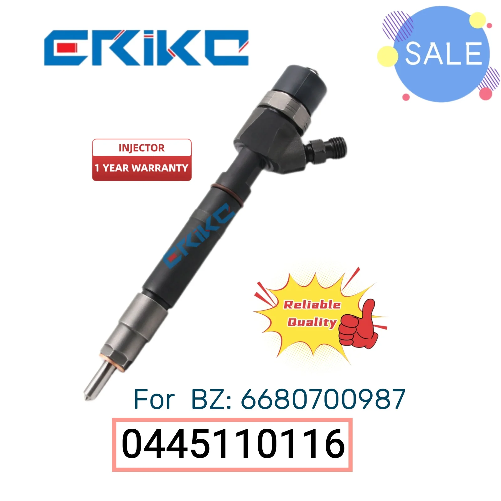 0445110116 Auto Diesel Part Injector 0 445 110 116 Engine Fuel Injector 0445 110 116 for Mercedes-Benz BZ6680700987