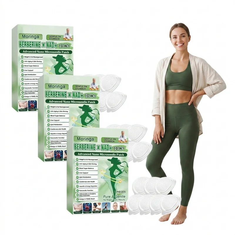 

7-35 Pcs 10 In 1 Berberine NAD+ Weight Management Patch Belly Fat Burner Slimming Sticker Body Care Easy To Use Weight Loss Pad