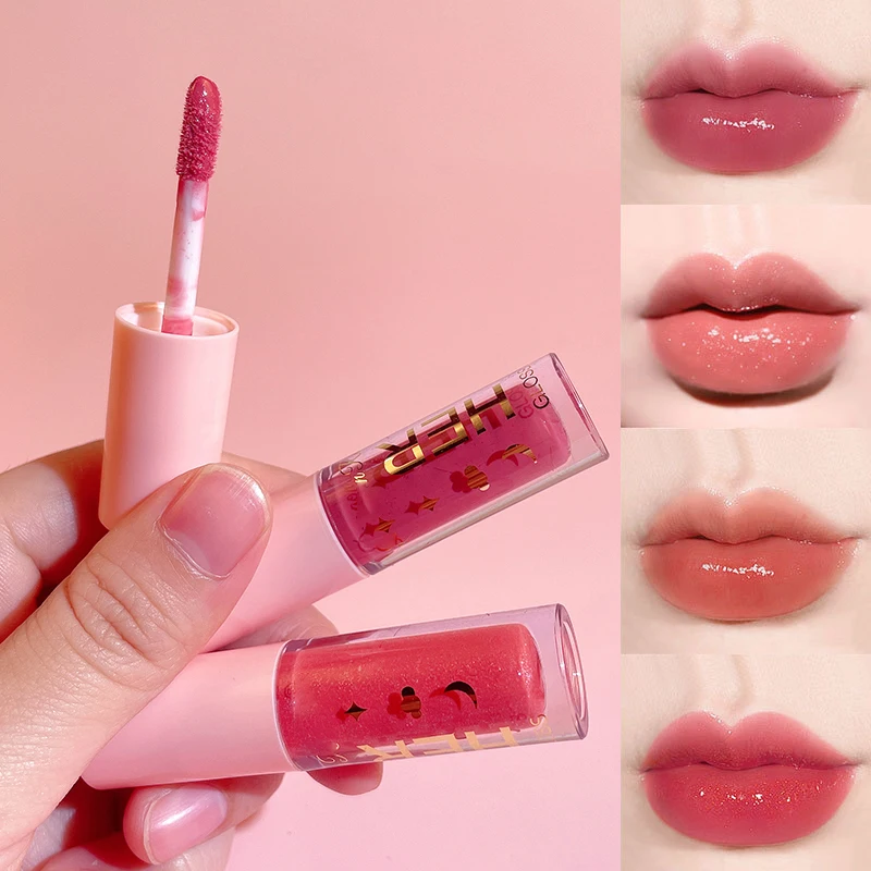 Mirror Liquid Lipstick Long Lasting Moisturizing Shiny Lip Gloss Women Water Glossy Lipstick Shine Glitter Lip Oil Cosmetics