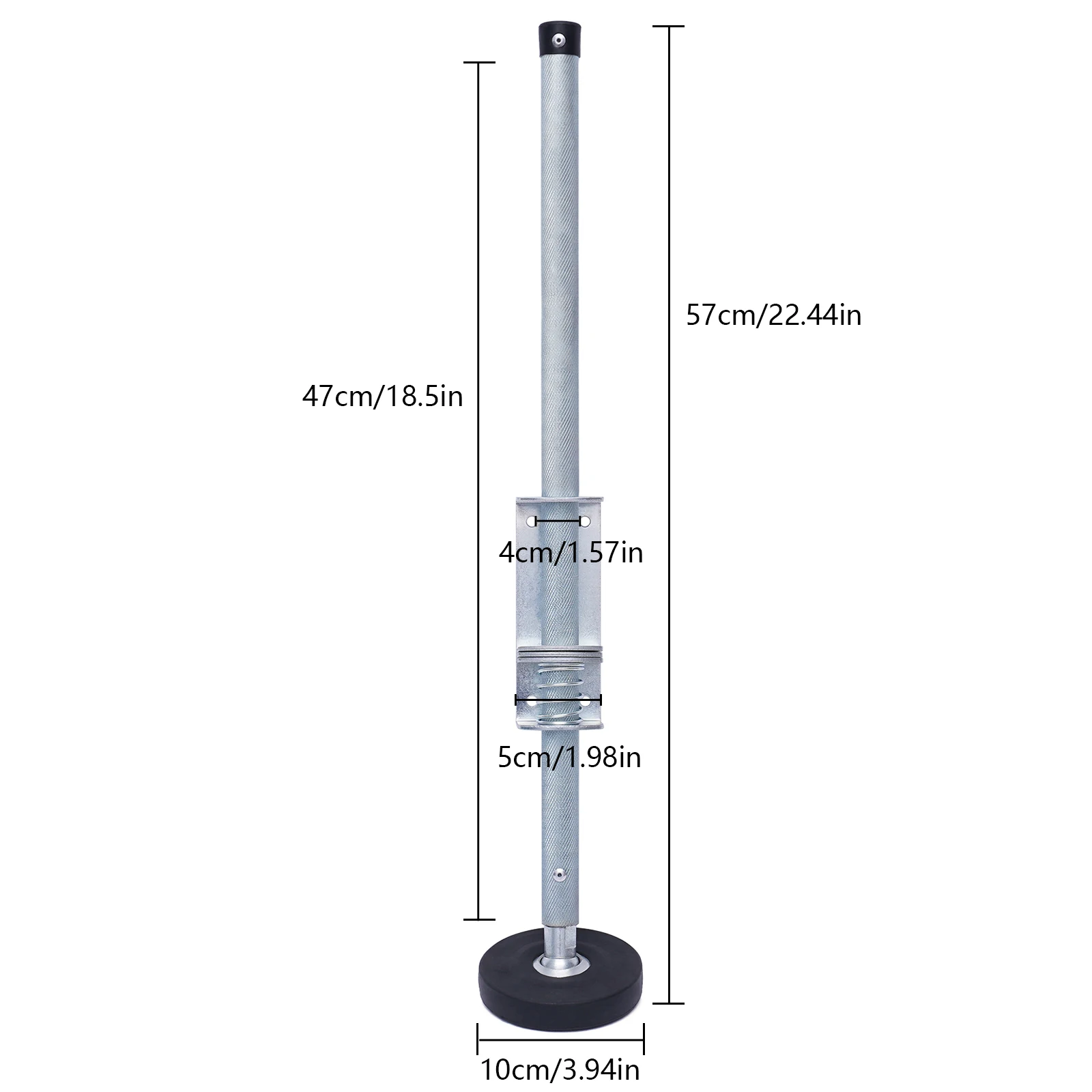 Ladder Leveler Pair with Engraved Anti-Slip Pattern Steel Pole, Adjustable Extension Ladder Leg Ground Leveler for Most Ladders