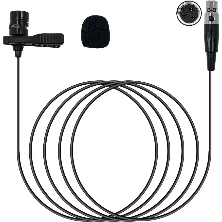 

Петличный петличный микрофон, совместимый с беспроводным передатчиком AKG, однонаправленный конденсаторный микрофон Mini XLR, 3-контактный разъем TA3F, только f