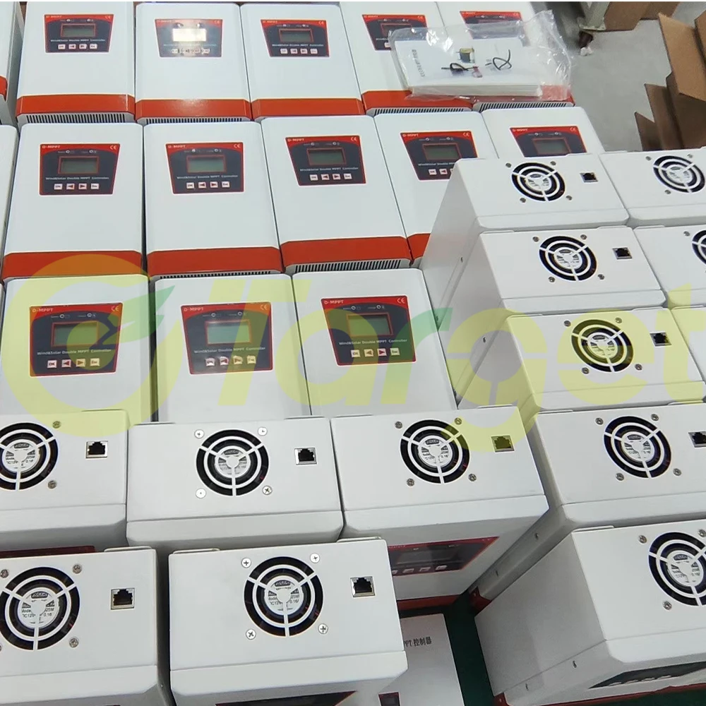 Wind 3000W 10KW Solar 2000W MPPT Wind Solar Hybrid Charge Controller 12/24 48V LCD Display For Lifepo4 Lithium Lead Acid Battery