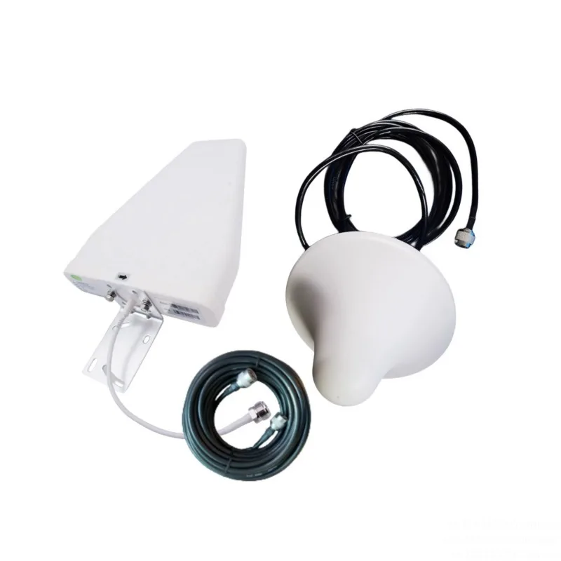 Strongest Signal Booster for All Carriers 3 Band 900/1800/2100MHz 2G 3G 4G LTE GSM Repeater Kit with 2 Indoor Antennas