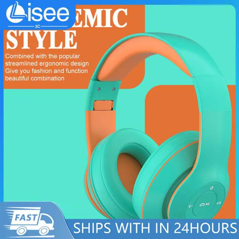 Foldable Game Earphones Hifi Sound Wireless Headphones Stereo For Phone Pc Gaming Headphones Headsets Children Gift