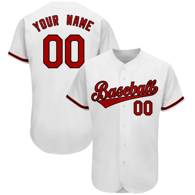 

Personalized Baseball Jersey Streetwear Customized Baseball Shirt DIY Your Name Number Customize Jerseys With Sublimation