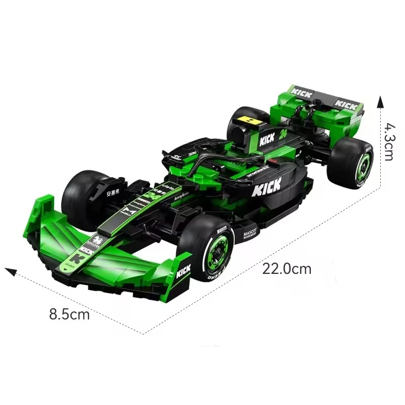 Cada KICK Sauber Team C44 Building Blocks 314PCS 1:24 Sport F1 Auto Numero 24 Giocattoli da costruzione per adulti Bambini Regali di Natale