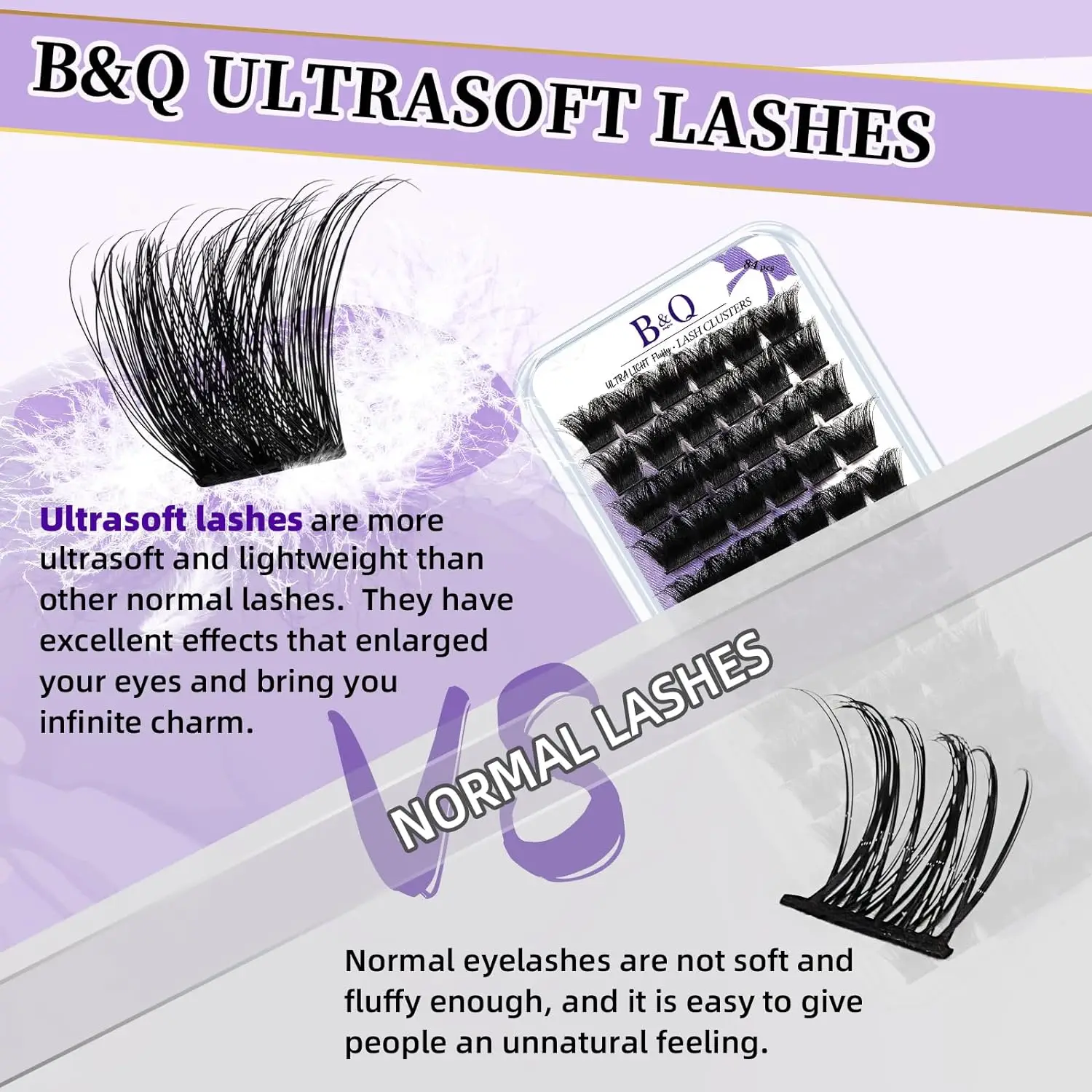 Profissional Individual Clash Lashes, Volume Lashes, DIY Segmento Lashes, suprimentos de alta qualidade