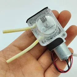 DC 3V 3.7V 5V Small Mini Peristaltic Dosing Pump Micro Self-priming Pump Liquid Pump Aquarium Lab Reversible Metering Pump