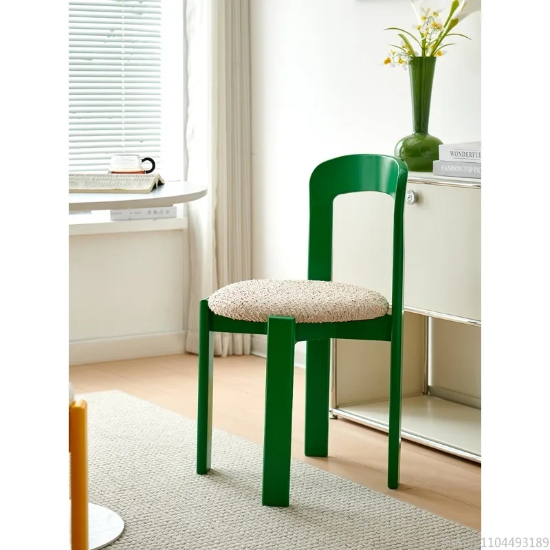 كراسي تناول الطعام المستديرة المصنوعة من الخشب الصلب الاسكندنافي بتقنية عازمة بالبخار وتصميم مريح وأثاث المطبخ الاسكندنافي كرسي المطعم