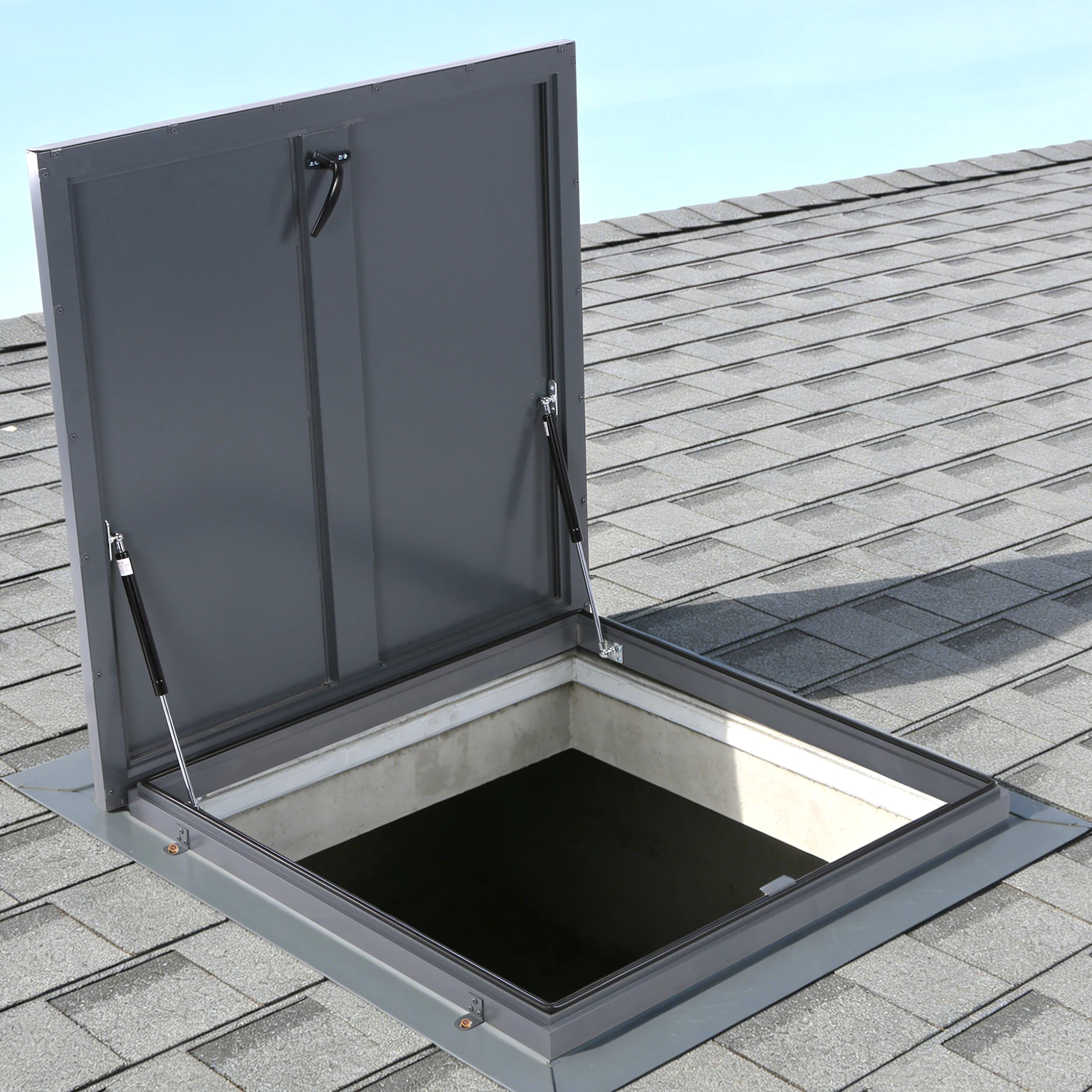 

Металлический ревизионный люк 35.83x35.83 дюйма, окно-люк для крыши с газовым амортизатором и ручкой, для складов, чердаков, подвалов, промышленных объектов