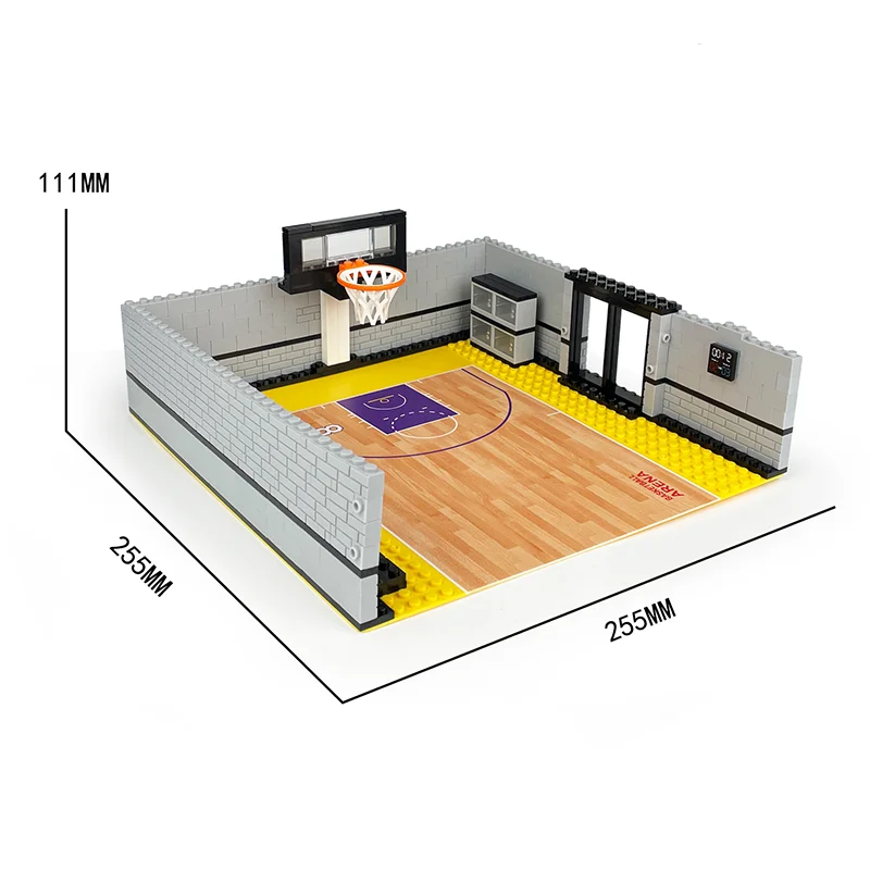 

Новая спортивная модель, конструктор для баскетбольной площадки, маленькая модель, набор «сделай сам», конструктор для мальчиков, игрушки, подарки на день рождения