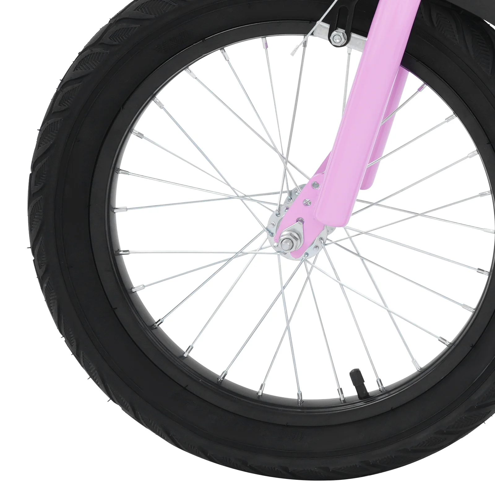 16-Zoll-Kinderfahrrad aus Kohlenstoffstahl mit Hilfsrädern und LED-Licht für 5–8 Jahre, höhenverstellbar, 60 kg – Detail 13