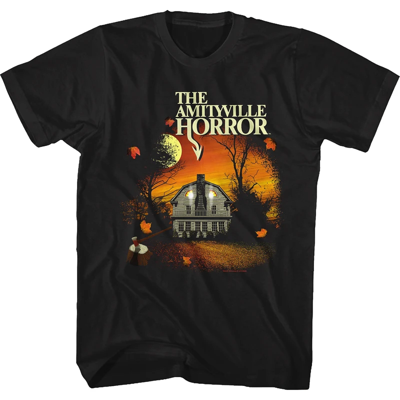 تي شيرت Amityville Horror 2005 للرجال برأس الخنزير المشترك للرجال والنساء تي شيرت مريح وقابل للتنفس