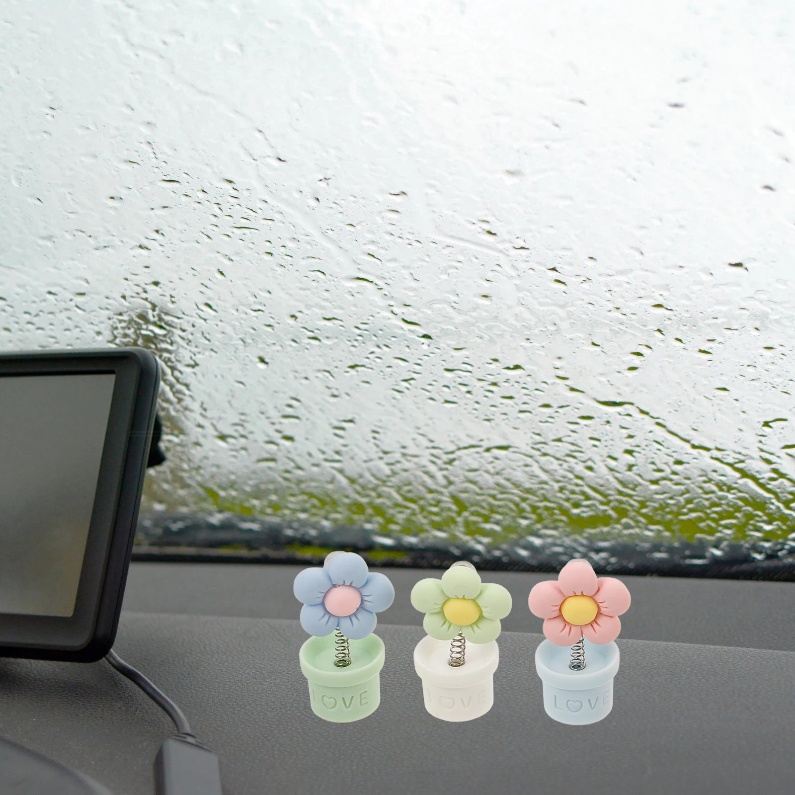 

5 Pcs Artificial Potted Plant Plants for Home Decor Indoor Tree Car Dashboard Accessories Decoration Flower