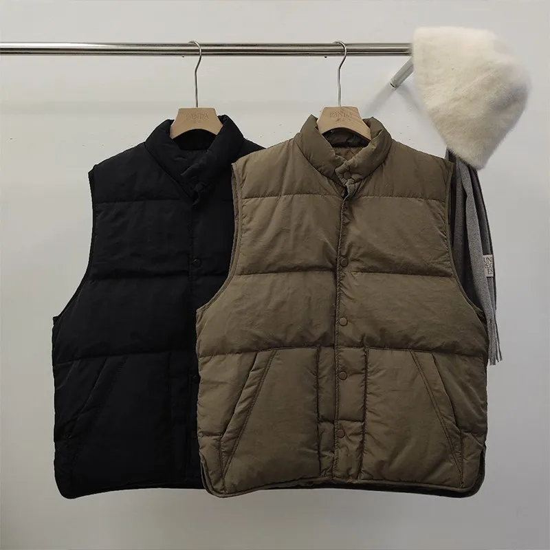 المرأة الأبيض بطة أسفل سترة موضة الشتاء الكورية نمط جاكيت بلا إكمام صدرية قصيرة ماكس مارا بوخهوفيك الذكرى فام VT-352