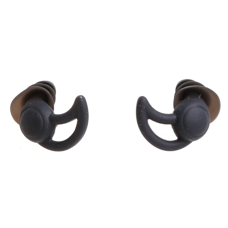 E9LB 1 Paar 3-Schicht-Silikon-Ohrstöpsel In-Ear-Fit-Ohrstöpsel zur Geräuschreduzierung für Kinder und Erwachsene