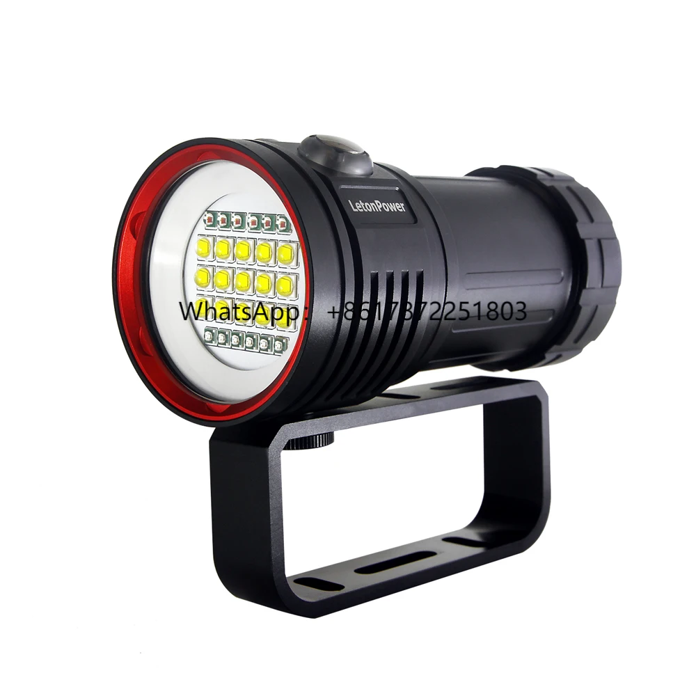

10000 Lumen Waterproof Flashlight Scuba Dive Lights for Diving