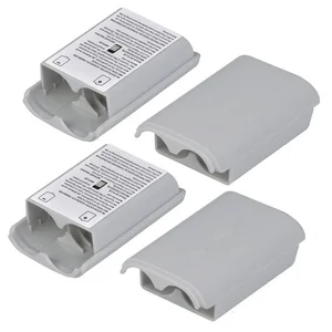 Wiederaufladbarer AA -Batterie -Hinterdeckel, Shell für Xbox 360, drahtlosen Controller, neue Spielzubehör, Schwarz und Weiß, 50pcs 12 Hauptverkaufskarte Xbox 360 White - №7