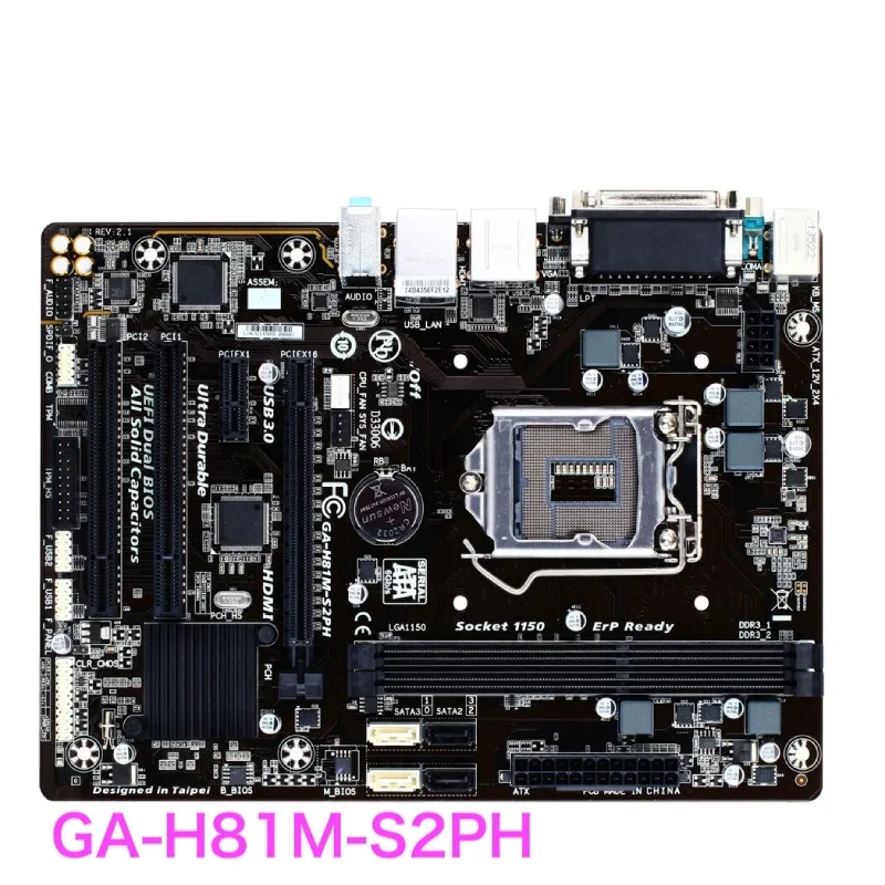 

Подходит для Gigabyte GA-H81M-S2PH, материнская плата H81, 16 ГБ, LGA 1150 DDR3, материнская плата, 100% протестировано, ОК, полностью работает, бесплатная доставка