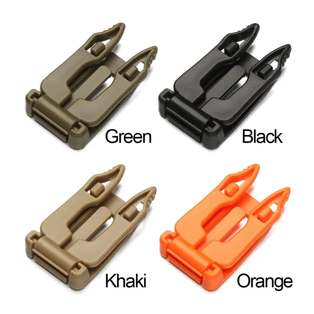 Outdoor Web Carabiner MOLLE Clip MOLLE Tactical Strap Multipurpose Buckle Camping Bag Buckle Backpack Webbing Clip