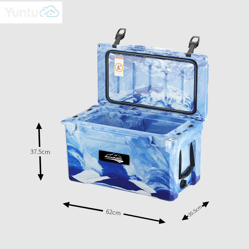 30 35 40 50QT Rotomolded One Piece Cooler, Large Capacity Ice Chest Insulated Storage Bucket for Camping, Fishing, Picnic