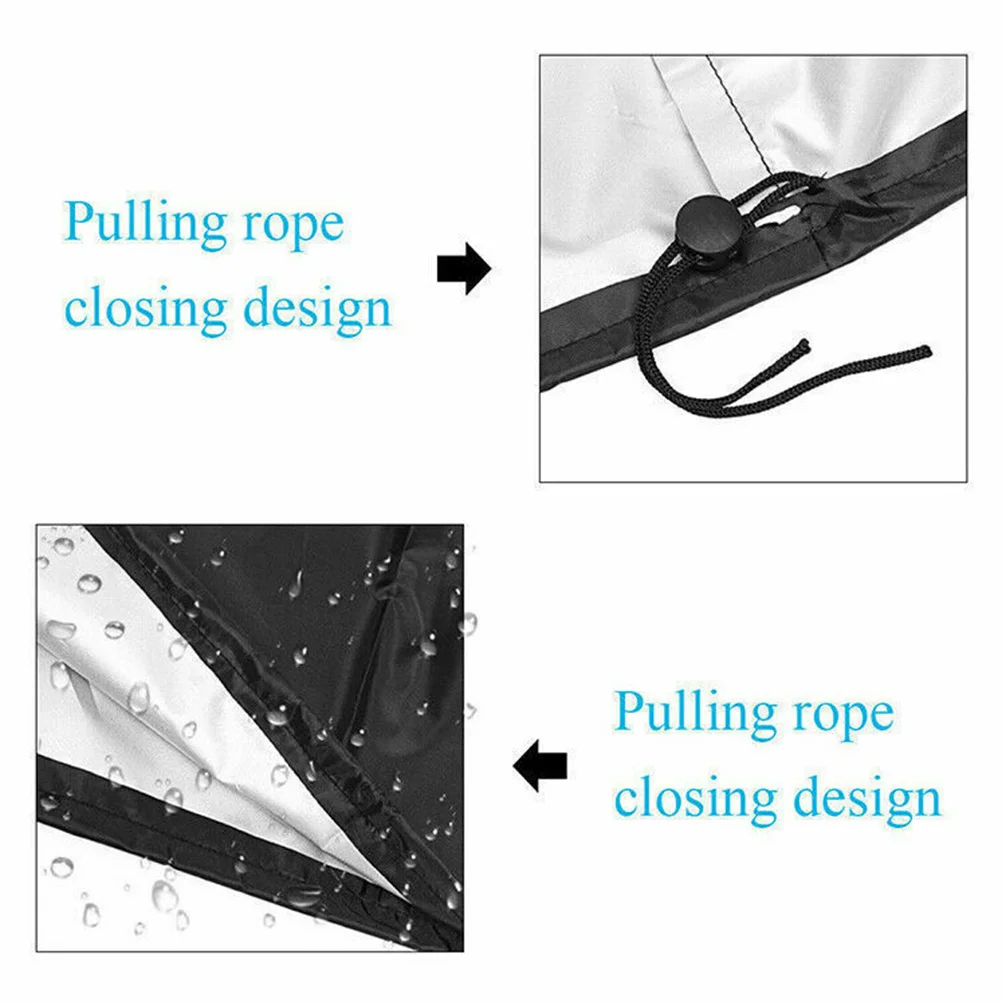 

1Pcs Garden Heater Cover Outdoor Waterproof Oxford Fabric Cover for Rain Snow Sun Protection Easy Fold Lightweight 221x53x61cm