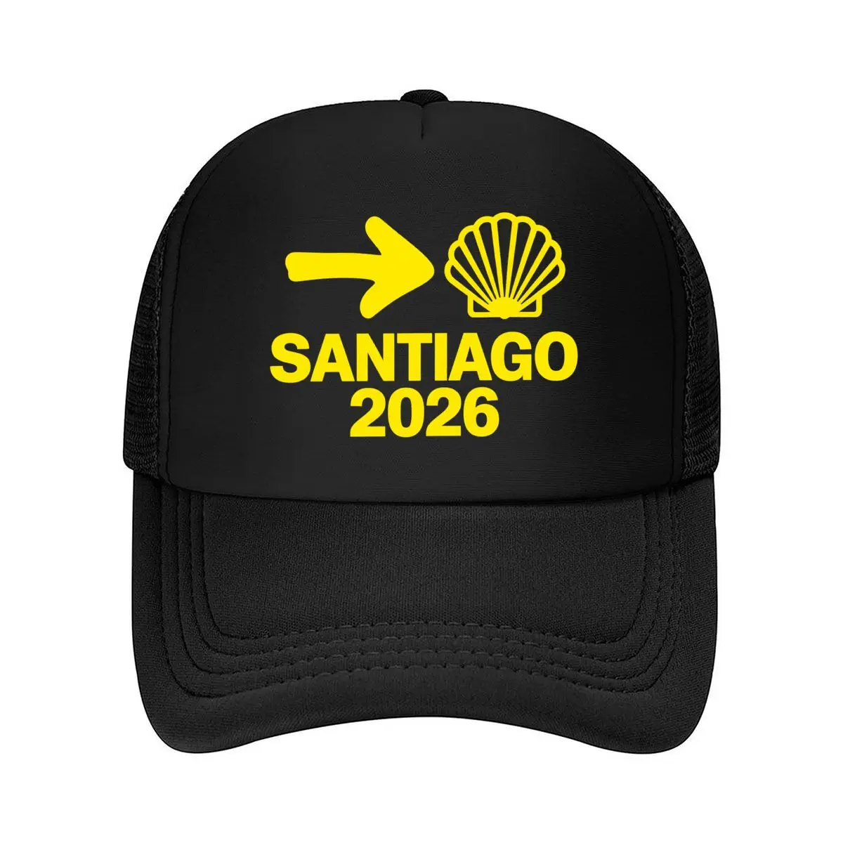Camino Santiago 2026 Arrow Shell Travel Design Mesh Baseball Cap Hip Hop Dad Hat For Womens Unisex Female
