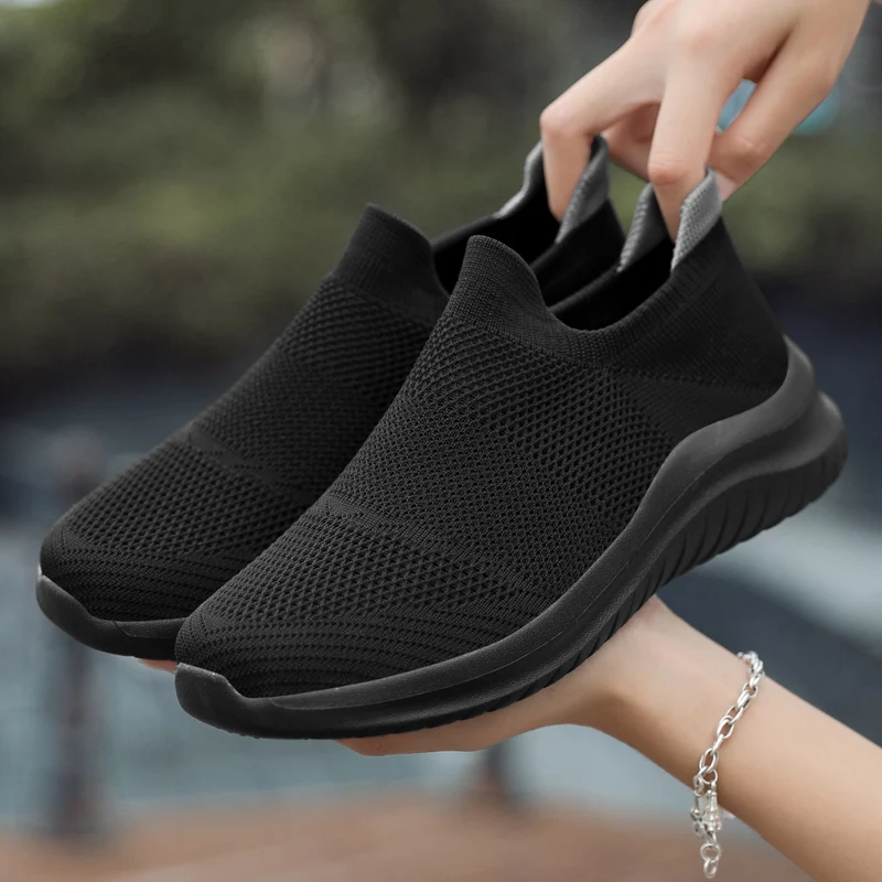 

Men's Shoes Soft Sole Slip-On Sneakers Men Running Shoes Lightweight Men's Loafers Walking Male Footwear