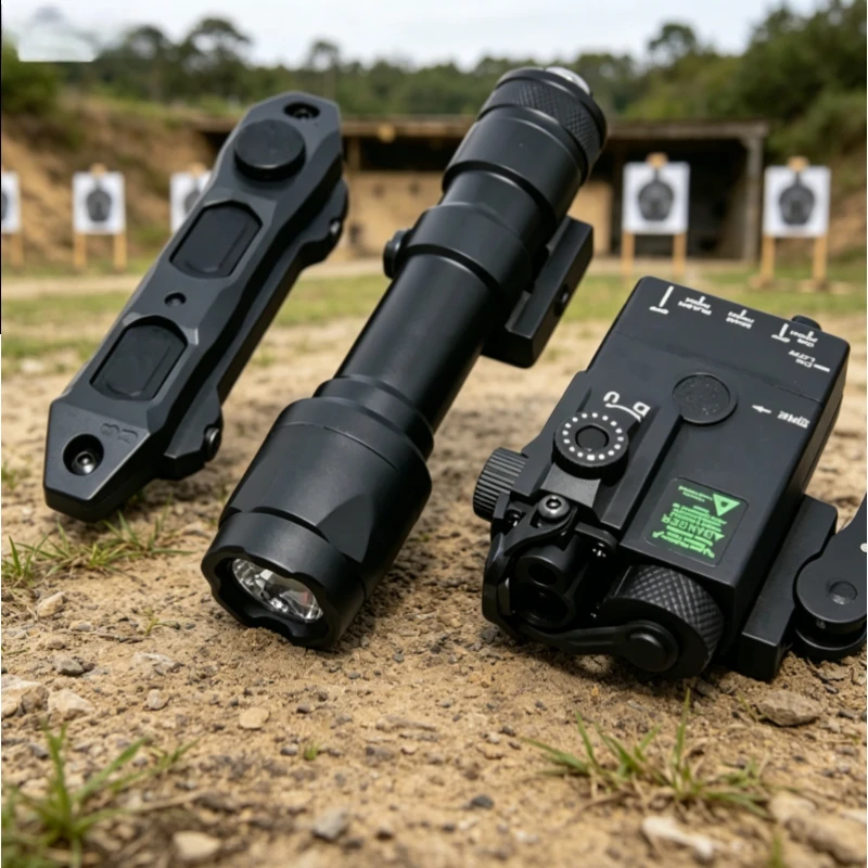 

2026 NEW Outdoor MINI-A2 PEQ15 Red Green Laser Indicator 20mm Rail Mount Adapter Durable Model Parts Compatible M300 M600